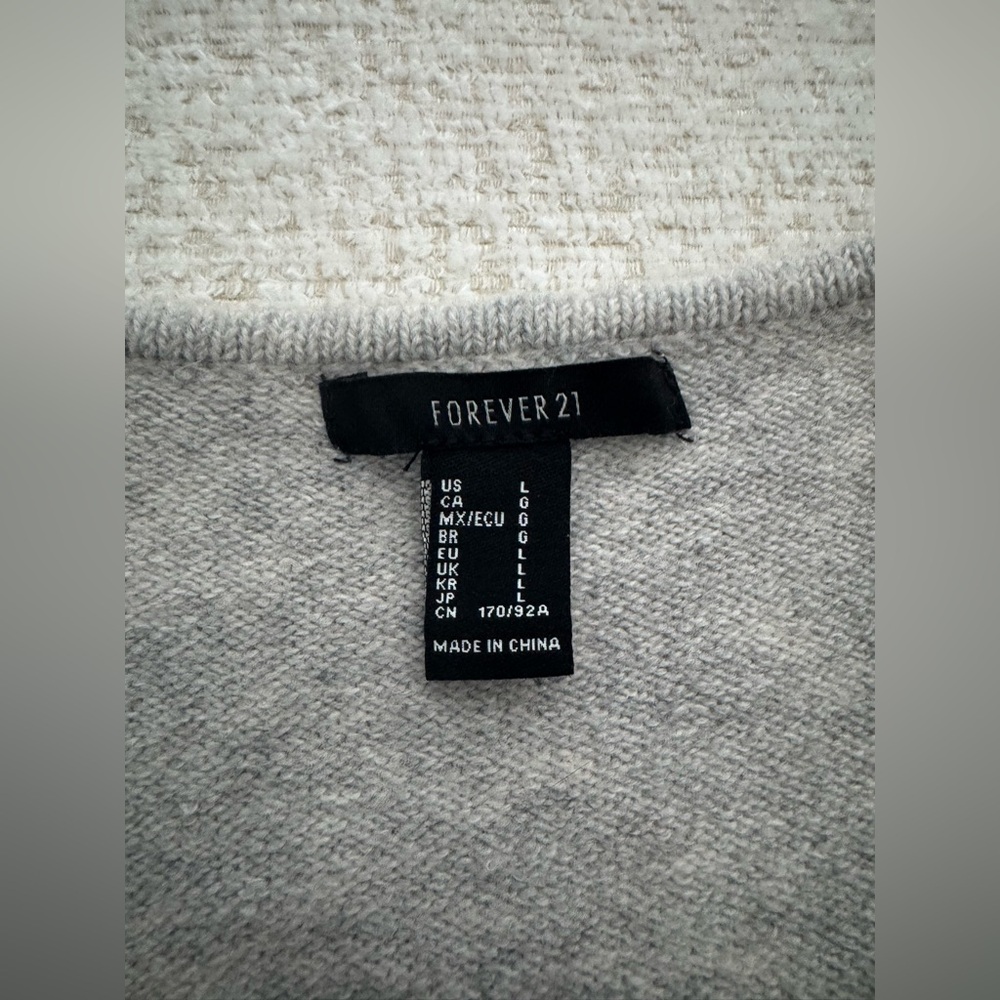 Forever 21 cross sweater- size L - Picture 3 of 3